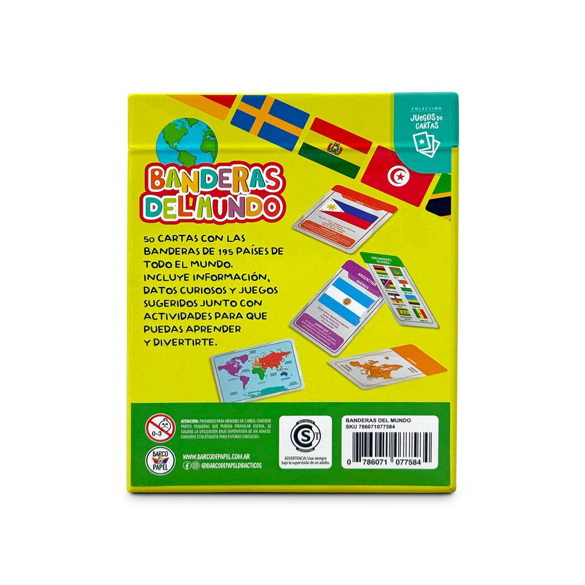 Tarjetas Banderas del Mundo