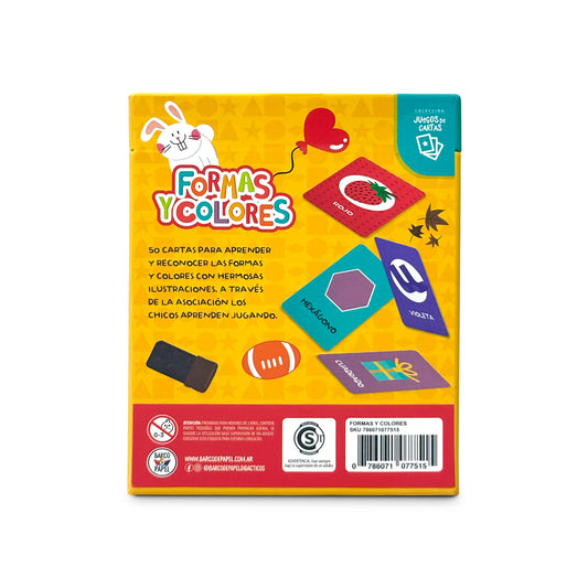 Tarjetas Formas y Colores