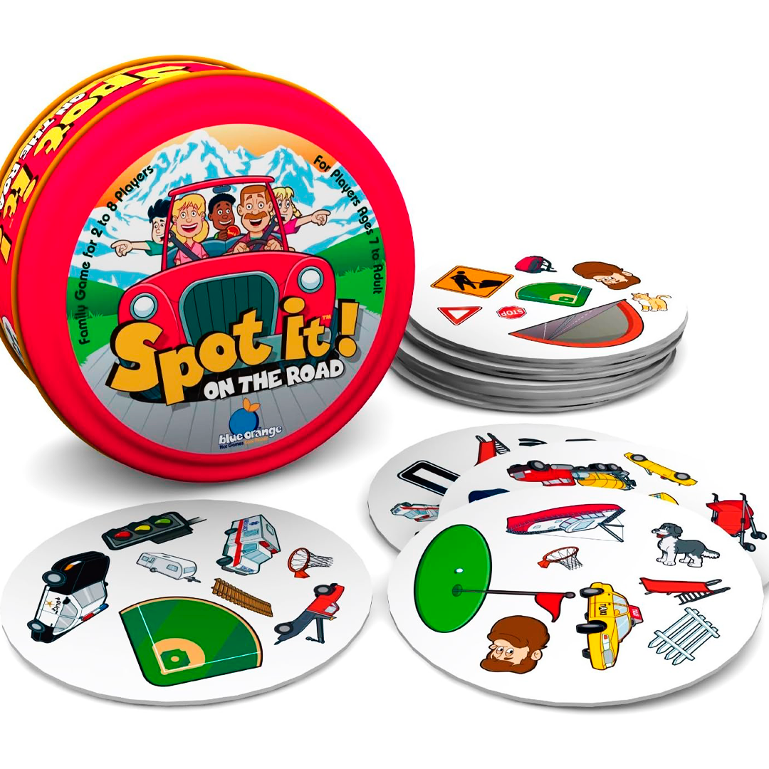Tarjetas Spot it: "En la carretera"