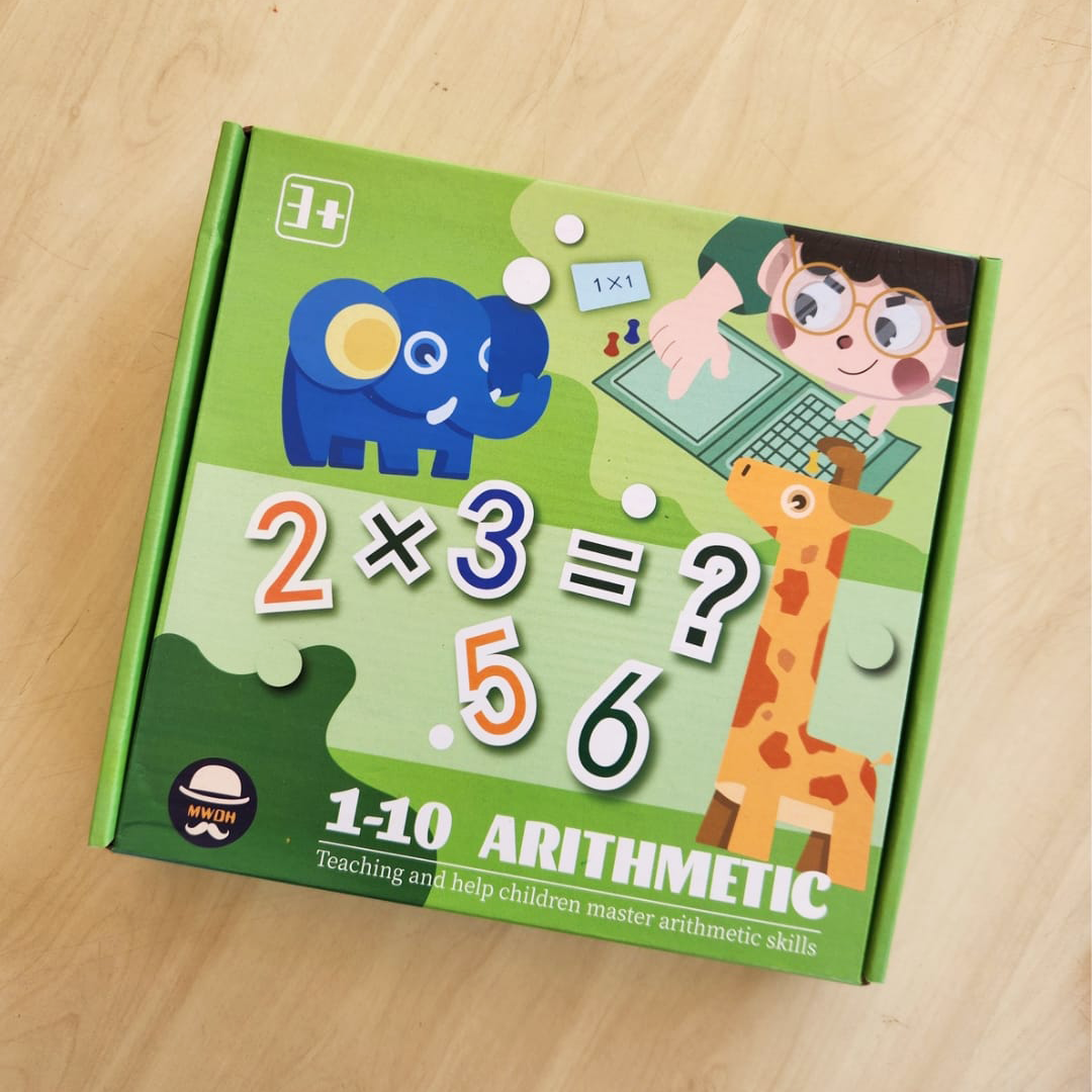 Tablero de Aritmética: multiplicación y suma