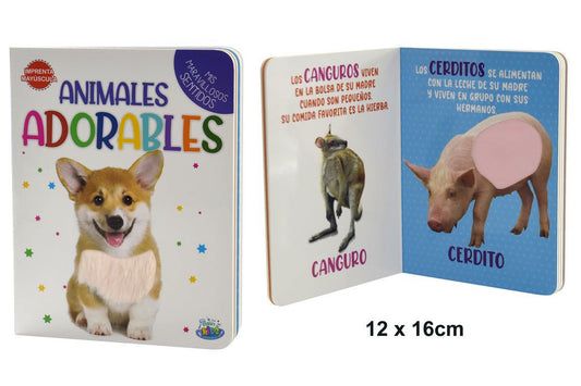 Libro Mis Sentidos Maravillosos - Animales Adorables