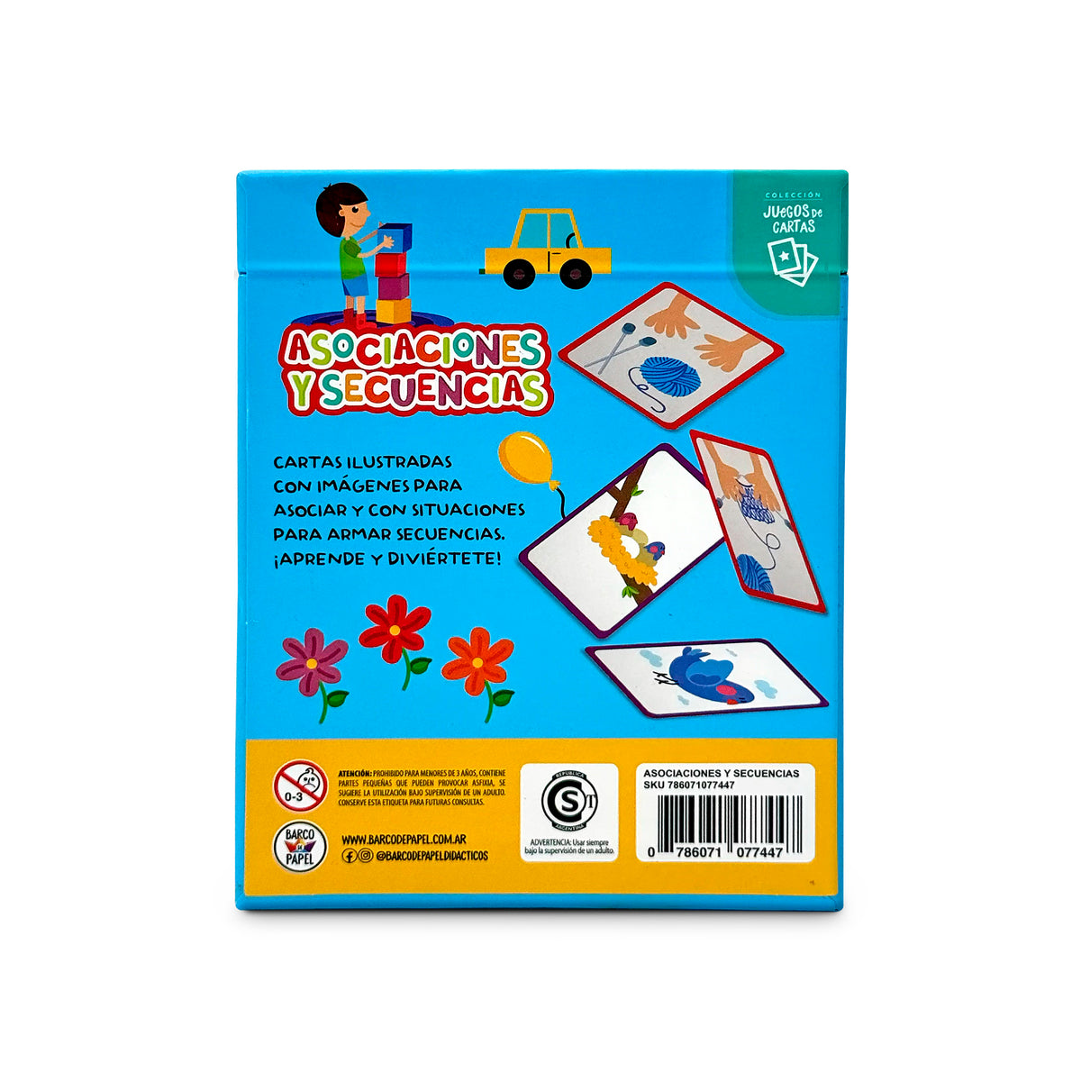 Tarjetas Asociaciones y Secuencias