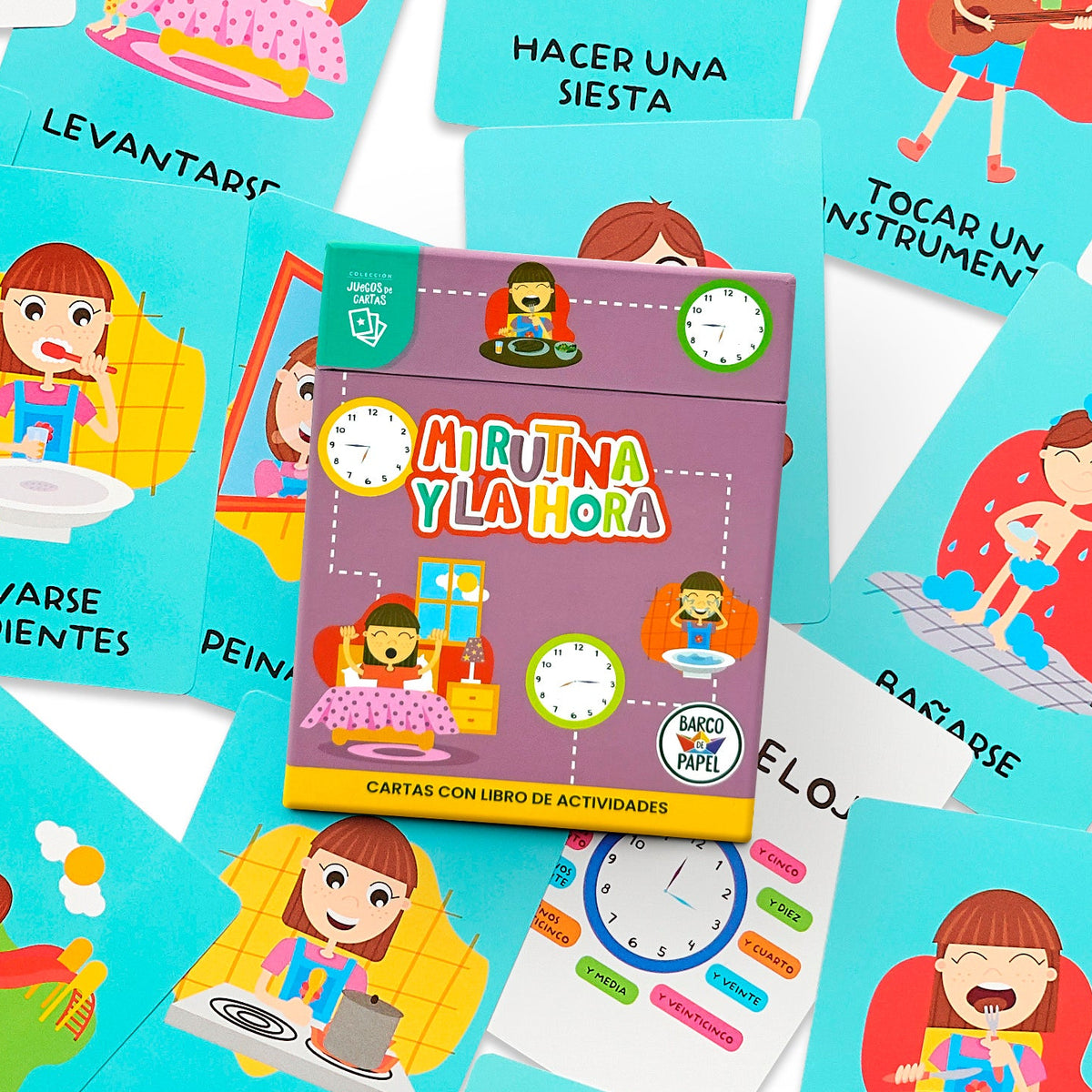 Tarjetas Mi Rutina Diaria y la Hora