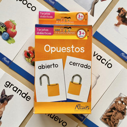 Tarjetas didácticas  OPUESTOS